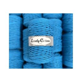 Lovely Cottons zsinórfonal 5 mm - Azúrkék