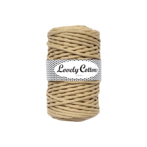 Lovely Cottons zsinórfonal 5 mm - Bézs-arany