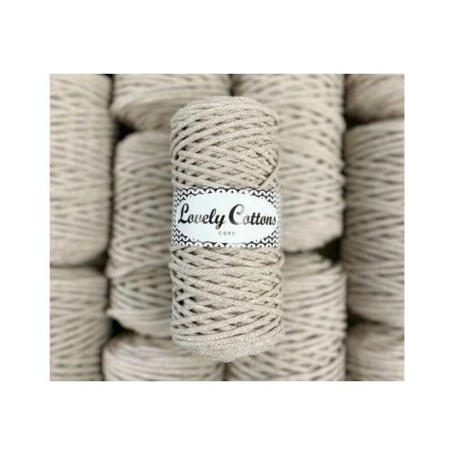 Lovely Cottons zsinórfonal 3 mm - Cappuccino