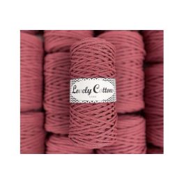 Lovely Cottons zsinórfonal 3 mm - Dusty pink