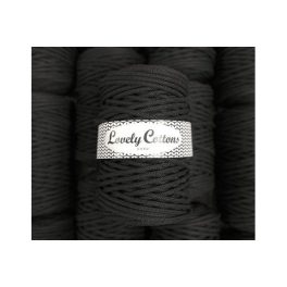 Lovely Cottons zsinórfonal 5 mm - Fekete