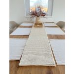 Horgolt asztali futó