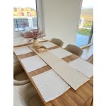 Horgolt asztali futó