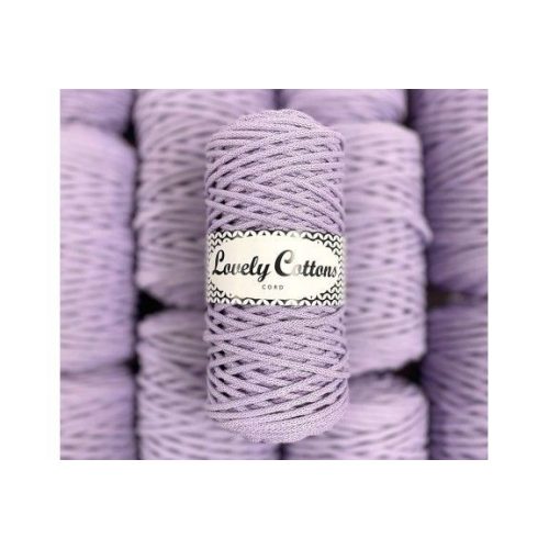 Lovely Cottons zsinórfonal 3 mm - Levendula