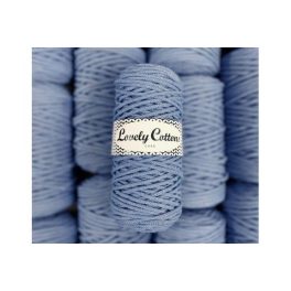 Lovely Cottons zsinórfonal 3 mm - Light jeans