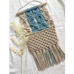 Makramé fali tároló