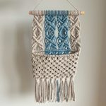 Makramé fali tároló