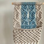 Makramé fali tároló