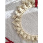 Makramé mandala koszorú