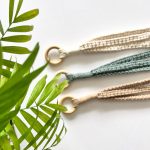 Makramé virágtartó többféle színben