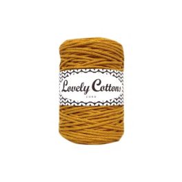 Lovely Cottons zsinórfonal 2 mm - Mustár
