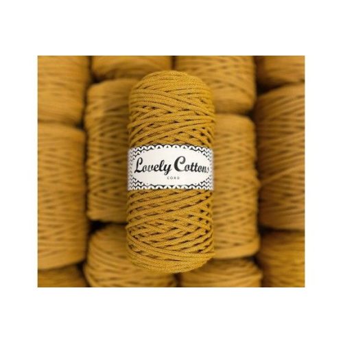Lovely Cottons zsinórfonal 3 mm - Mustár