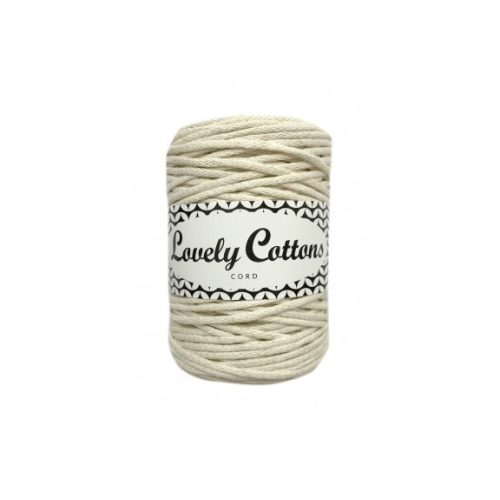 Lovely Cottons zsinórfonal 2 mm - Natúr-arany