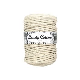 Lovely Cottons zsinórfonal 5 mm - Natúr-arany