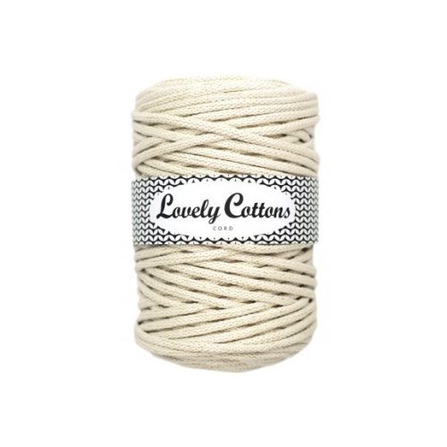 Lovely Cottons zsinórfonal 5 mm - Natúr-arany