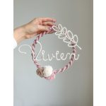 Egyedi névre szóló ajtódísz