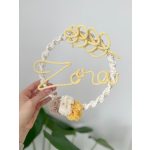 Egyedi névre szóló ajtódísz