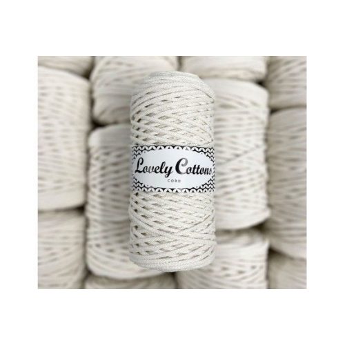 Lovely Cottons zsinórfonal 3 mm - Offwhite