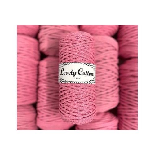Lovely Cottons zsinórfonal 3 mm - Pink