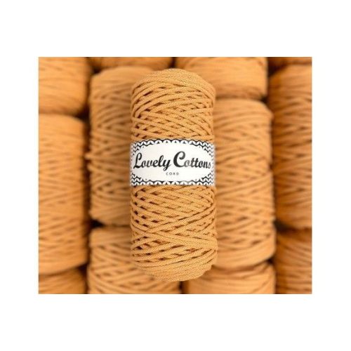 Lovely Cottons zsinórfonal 3 mm - Sárgabarack