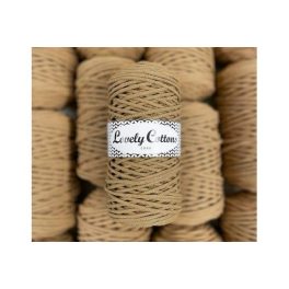 Lovely Cottons zsinórfonal 3 mm - Sötét bézs