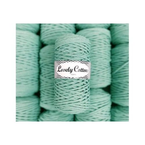 Lovely Cottons zsinórfonal 3 mm - Sötét menta