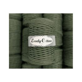 Lovely Cottons zsinórfonal 5 mm - Sötét oliva