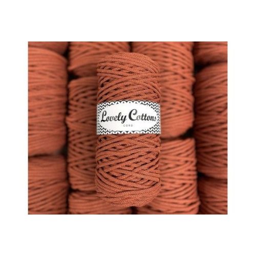Lovely Cottons zsinórfonal 3 mm - Tégla