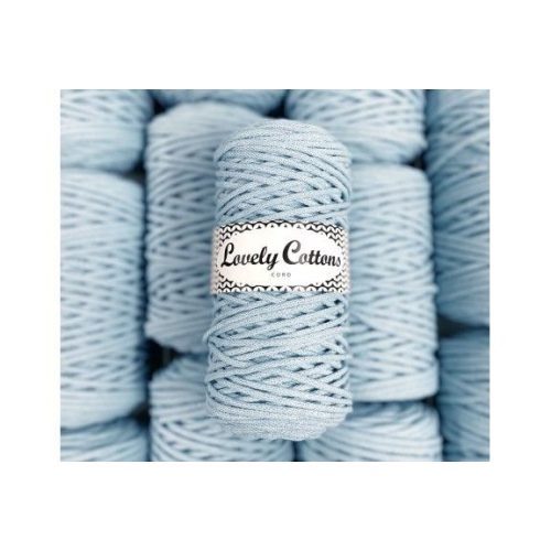 Lovely Cottons zsinórfonal 3 mm - Világos menta